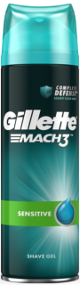 Gillette Mach3 gel na holení Sensitive 200 ml
