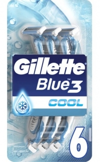 Gillette Blue3 Cool holící jednorázový strojek 6 ks