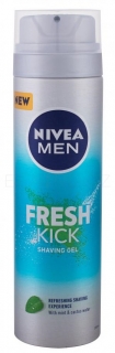 Nivea gel na holení Men Fresh Kick 200 ml