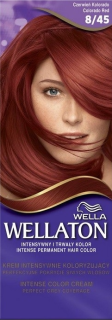 Wella Wellaton Intense Color Cream krémová barva na vlasy 8/45 světle granátově červená