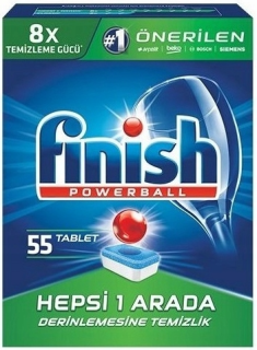 Finish Powerball tablety do myčky All in 1 max 55 ks