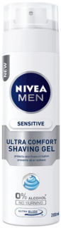 Nivea gel na holení Men Sensitive  Ultra Comfort 200 ml