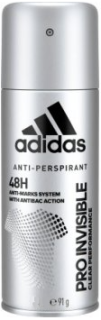 Adidas deospray Men antiperspirant 48H Pro Invisible 200 ml