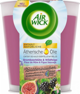 Airwick svíčka Blackberry Blossom & Wild Fig 105 g