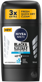 Nivea deostick Men Black & White Fresh 50 ml