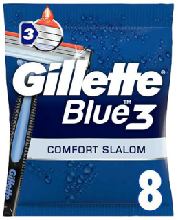 Gillette Blue3 Comfort Slalom holící jednorázový strojek 8 ks