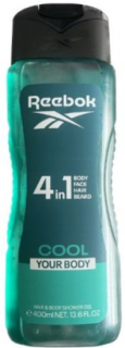 Reebok Men sprchový gel 4 v 1 Cool Your Body 400 ml
