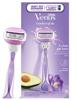 Gillette Venus Comfortglide holící strojek +1 náhrada