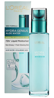 Loreal Hydra Genius Aloe Water Normal to Combination Skin Moisturizer 70 ml
