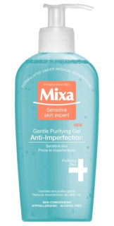Mixa Anti-Imperfection čisticí pleťový gel bez obsahu mýdla 200 ml