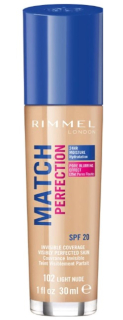 Rimmel make up Match Perfection 102 Light Nude 30 ml
