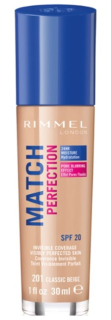 Rimmel make up Match Perfection 201 Classic Beige 30 ml