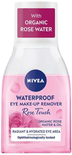 Nivea Visage dvoufázový odličovač očí a make-up Rose Touch 100 ml