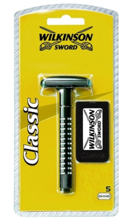 Wilkinson Sword Classic Double Edge strojek+žiletky 5 ks