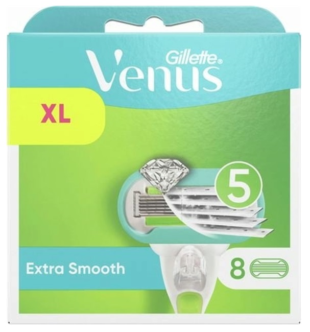 Gillette Venus Extra Smooth sensitive náhradní břity 8 ks