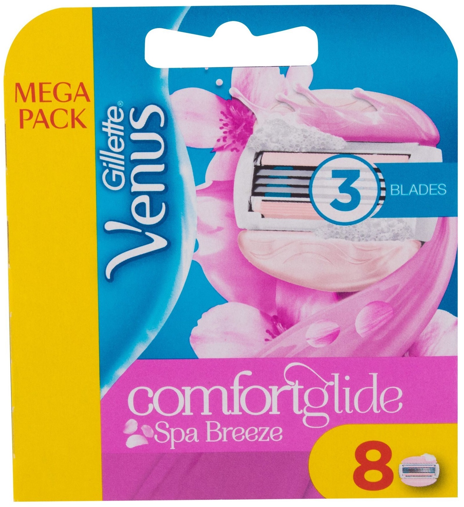 Gillette Venus Comfortglide Spa Breeze náhradní břity 8 ks