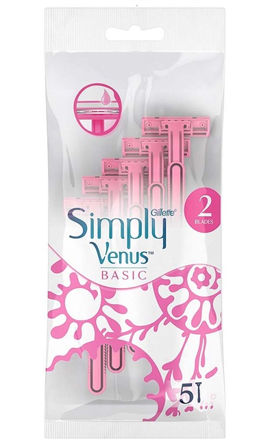 Gillette Simply Venus 2 Basic jednorázové holítka 5 ks