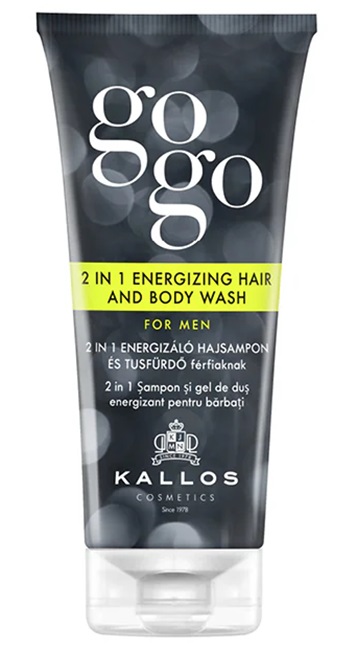 Kallos GOGO 2v1 Men energizující šampon a sprchový gel 200 ml