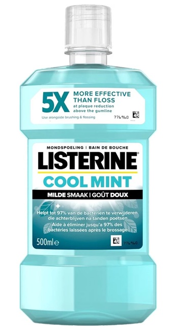 Listerine ústní voda Coolmint Mild Taste 500 ml