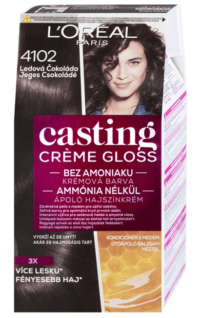 Loreal Paris Casting barva na vlasy 4102 Studený kaštan
