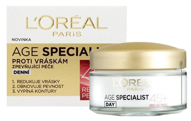 Loreal krém Age Specialist 45+ proti vráskám denní 50 ml