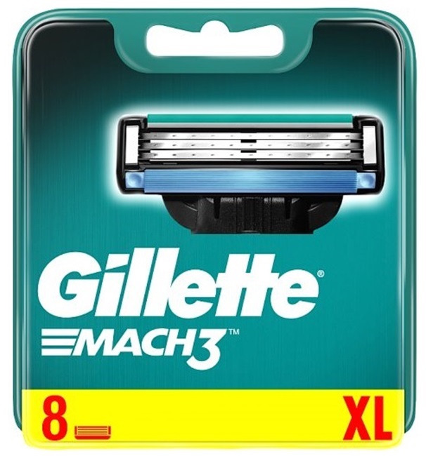 Gillette Mach3 náhradní břity 8 ks