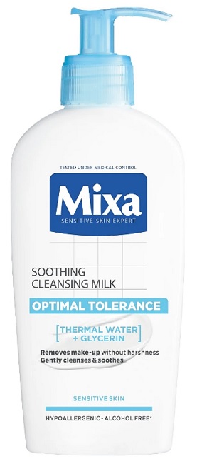 Mixa Cleansing Milk Optimal Tolerance odličovací mléko 200 ml