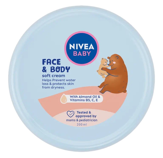 Nivea Baby Hydratační krém na obličej a tělo 200 ml