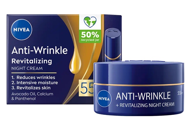 Nivea krém zpevňující proti vráskám 55+ noční 50 ml