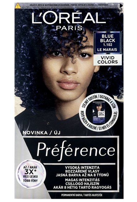 Loreal Paris Préférence Vivid Colors 1.102 Le Marais