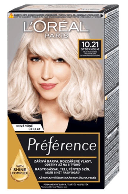 Loréal Paris Préférence 10.21 Stockholm velmi světlá perlová blond