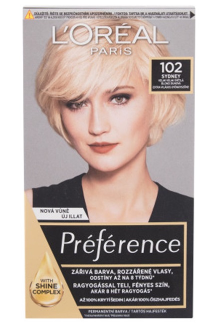 Loreal Paris Préférence Féria barva na vlasy 102 velmi světlá blond duhová