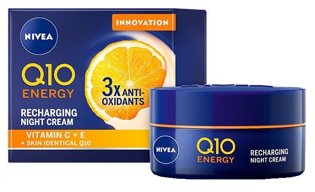 Nivea krém Q10 Plus proti vráskám Energizující noční krém 50 ml