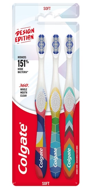 Colgate zubní kartáček 360 soft 3ks