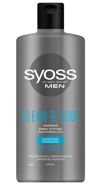 Syoss šampon na vlasy Men Clean & Cool 440 ml