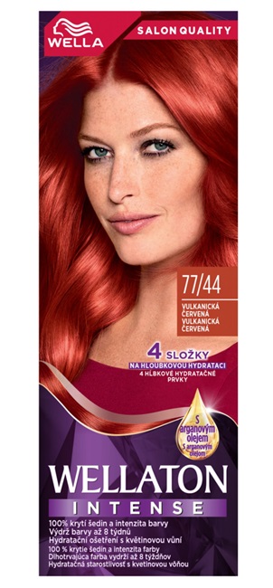 Wella Wellaton Intense Color Cream krémová barva na vlasy 77/44 ohnivá červená