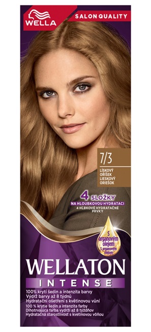 Wella Wellaton Intense Color Cream krémová barva na vlasy 7/3 oříšková