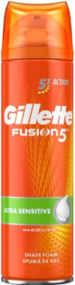 Gillette Fusion5 pěna Ultra Sensitive 250 ml