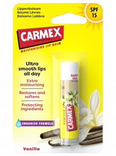 Carmex Vanilla balzám na rty Ultra hydratační SPF15 4,25 g