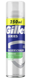 Gillette pěna na holení Series Sensitive Aloe 250 ml