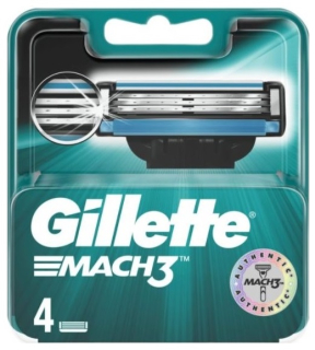 Gillette Mach3 náhradní břity 4ks