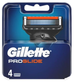 Gillette Fusion Proglide náhradní břity 4 ks