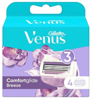 Gillette Venus Comfortglide Breeze náhradní břity 4 ks